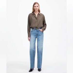 Madewell Blue Flare & Wide Leg Jeans